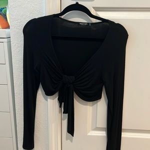 Nasty Gal Front Tie Top